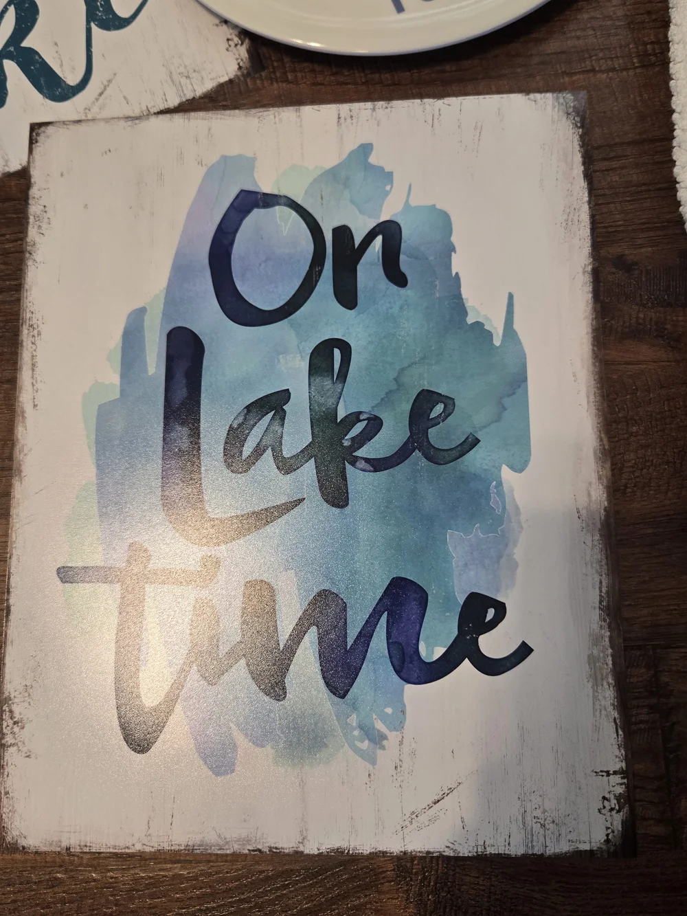 Lake Theme Bathroom Accessories,  Towel Set and Decor